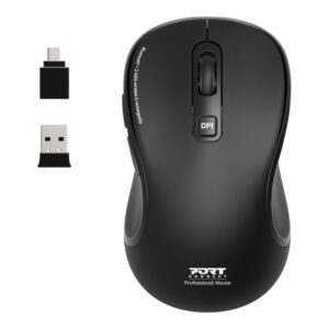 Port Connect Essential Bluetooth Wireless Rechargeable Mouse