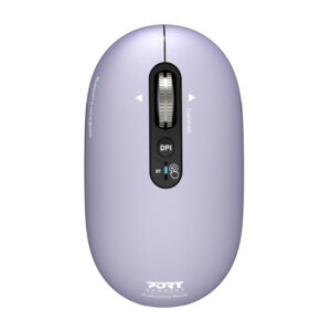 Port Connect PURE MAC Rechargeable Wireless and Bluetooth Mouse - Iris