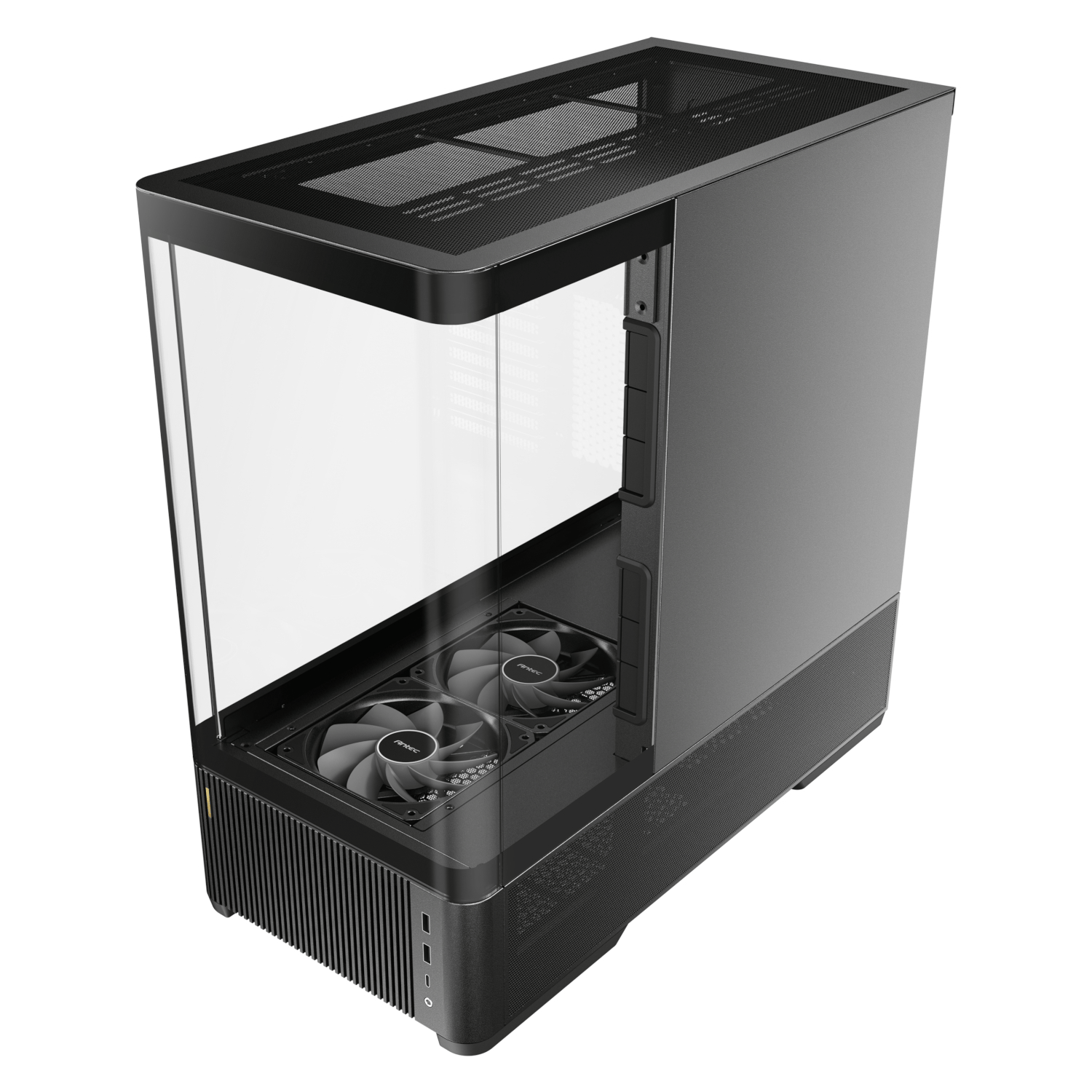 Antec C6 CURVED AIR ATX | Micro-ATX | ITX Mid-Tower Gaming Chassis - Black