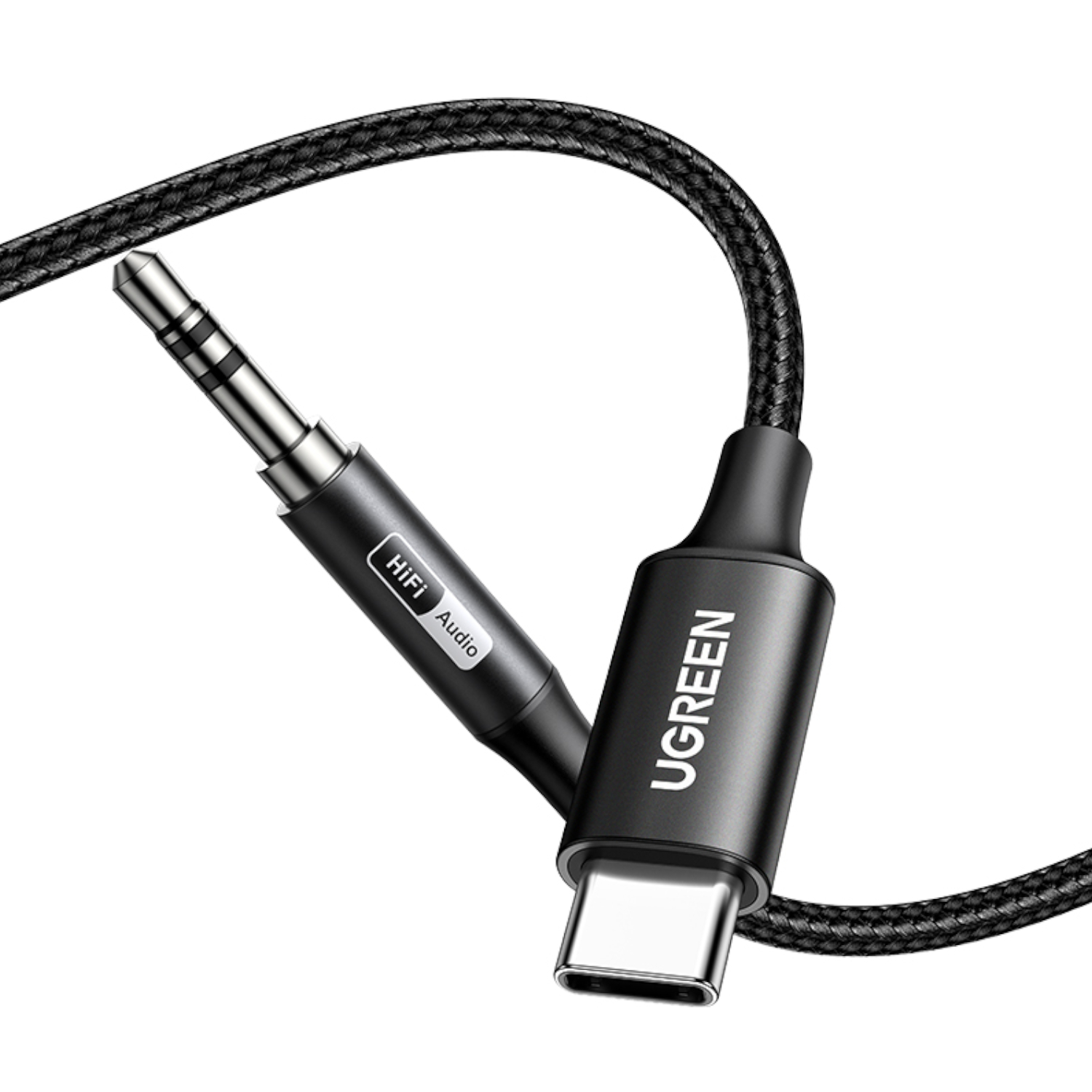 UGREEN USB Type-C to 3.5mm AUX Audio Cable 3M - Black