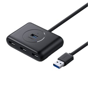 UGREEN 4-Port USB 3.0 Hub with Micro USB | 5Gbps Data Transfer - 1m