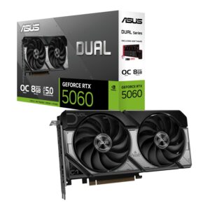 ASUS Dual GeForce RTX 5060 OC Edition 8GB GDDR7 Graphics Card