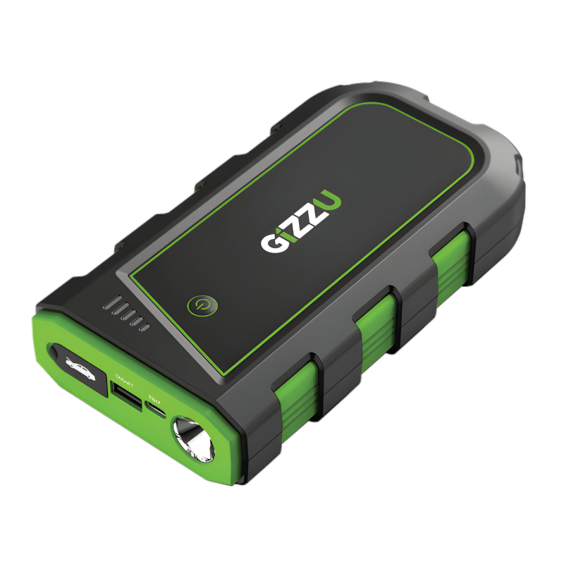 GIZZU 2000A Jump Starter 16000mAh - Black