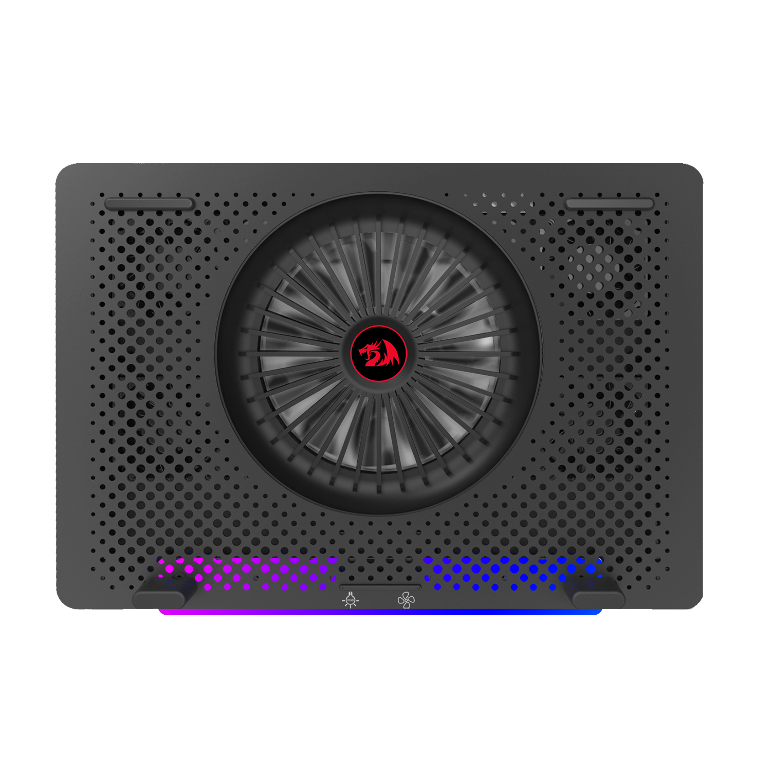 REDRAGON Dual USB 5 Fan RGB Gaming Notebook Stand